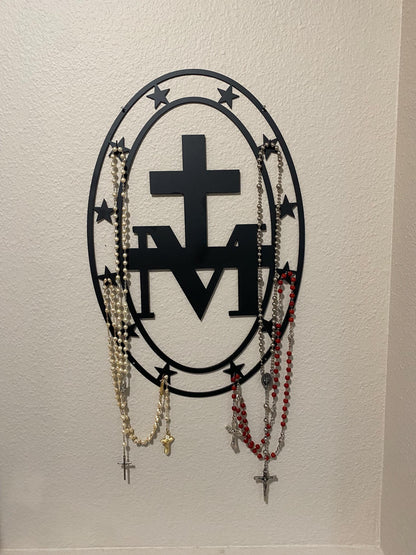 Miraculous Medal Rosary Hanger