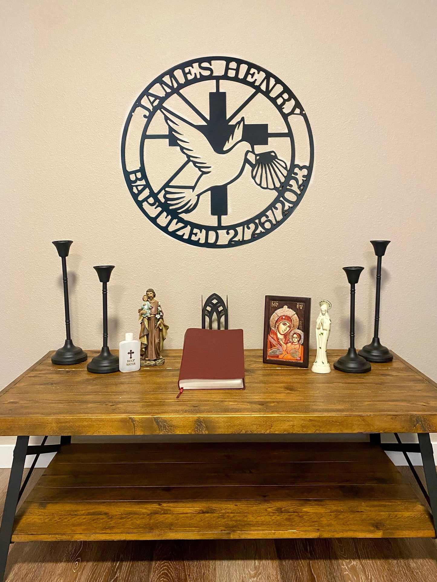 Custom Name Baptism Gift