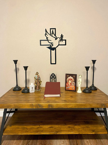 Holy Spirit Dove Cross