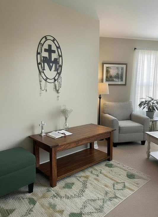 Miraculous Medal Rosary Hanger