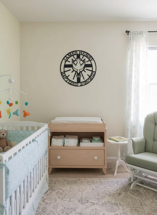 Custom Name Baptism Sign