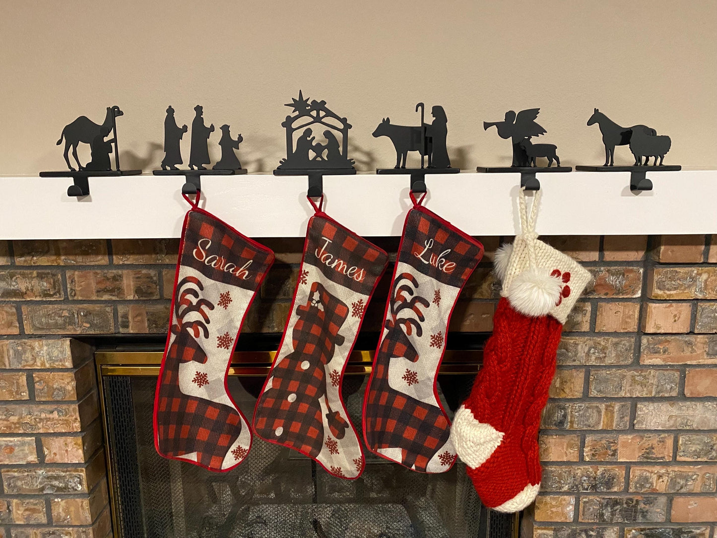 Christmas Nativity Stocking Holders