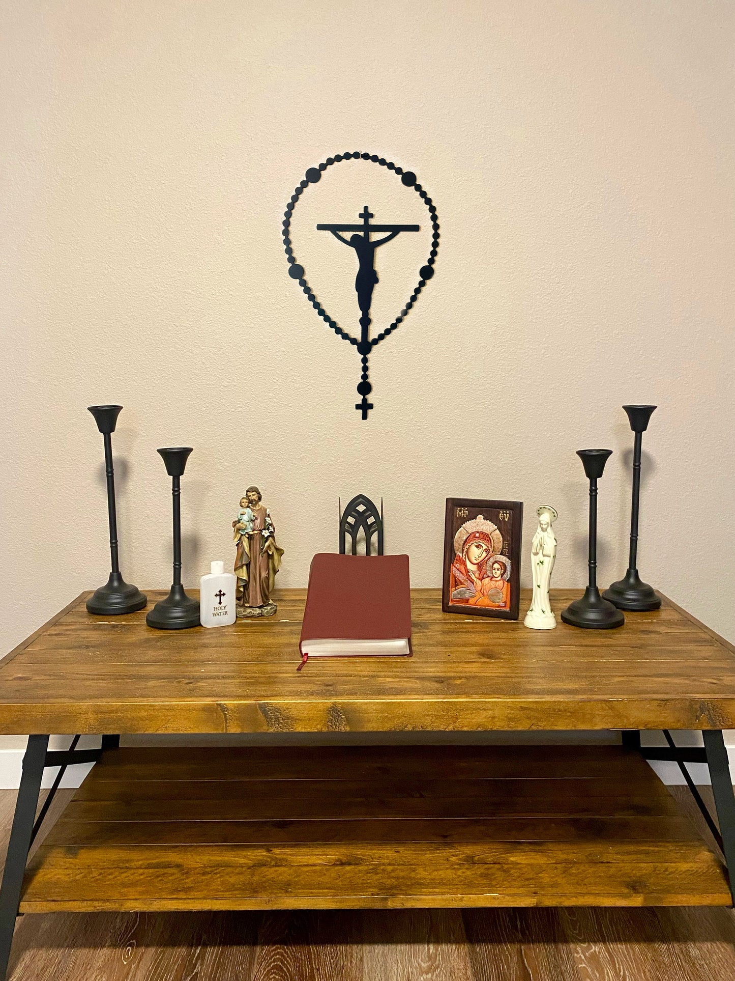 Crucifix Rosary Hanger