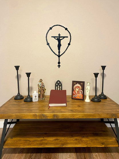 Crucifix Rosary Hanger