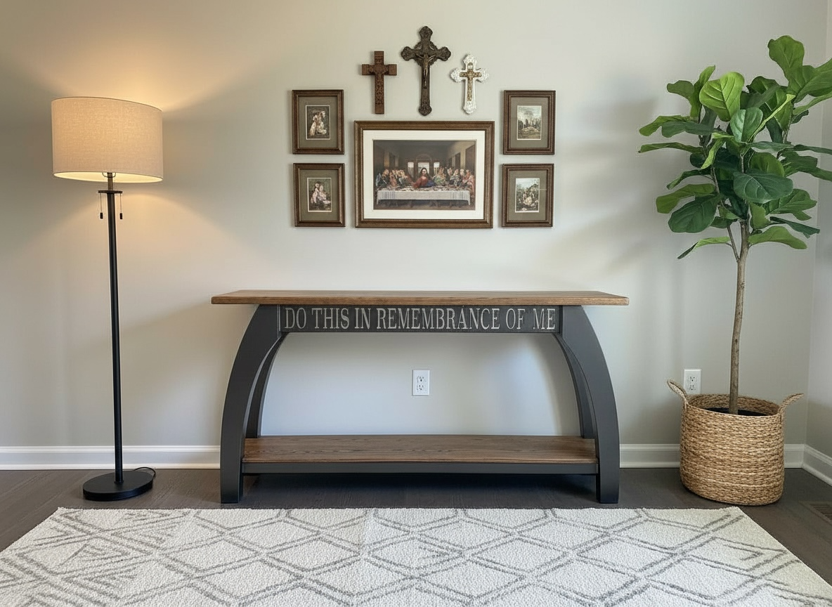 Do This In Remembrance of Me Home Altar Table